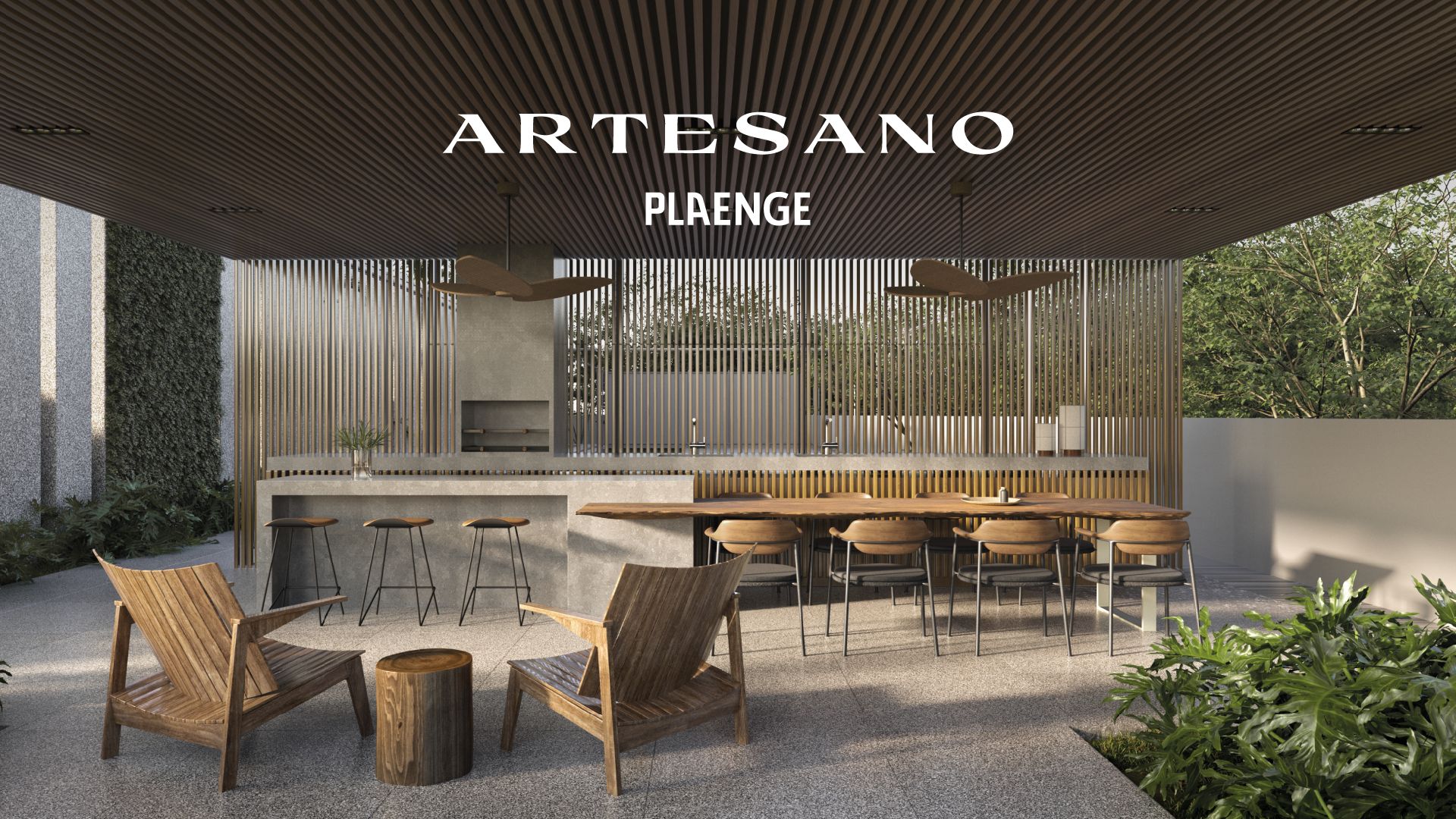 Perspectiva do Apartamento - Apartamento na planta à venda, Edifício Artesano, 346m² úteis, 4 suítes, 4 vagas - Alto da Gleba Plahano- Gleba Fazenda Palhano, Londrina, PR | Taive